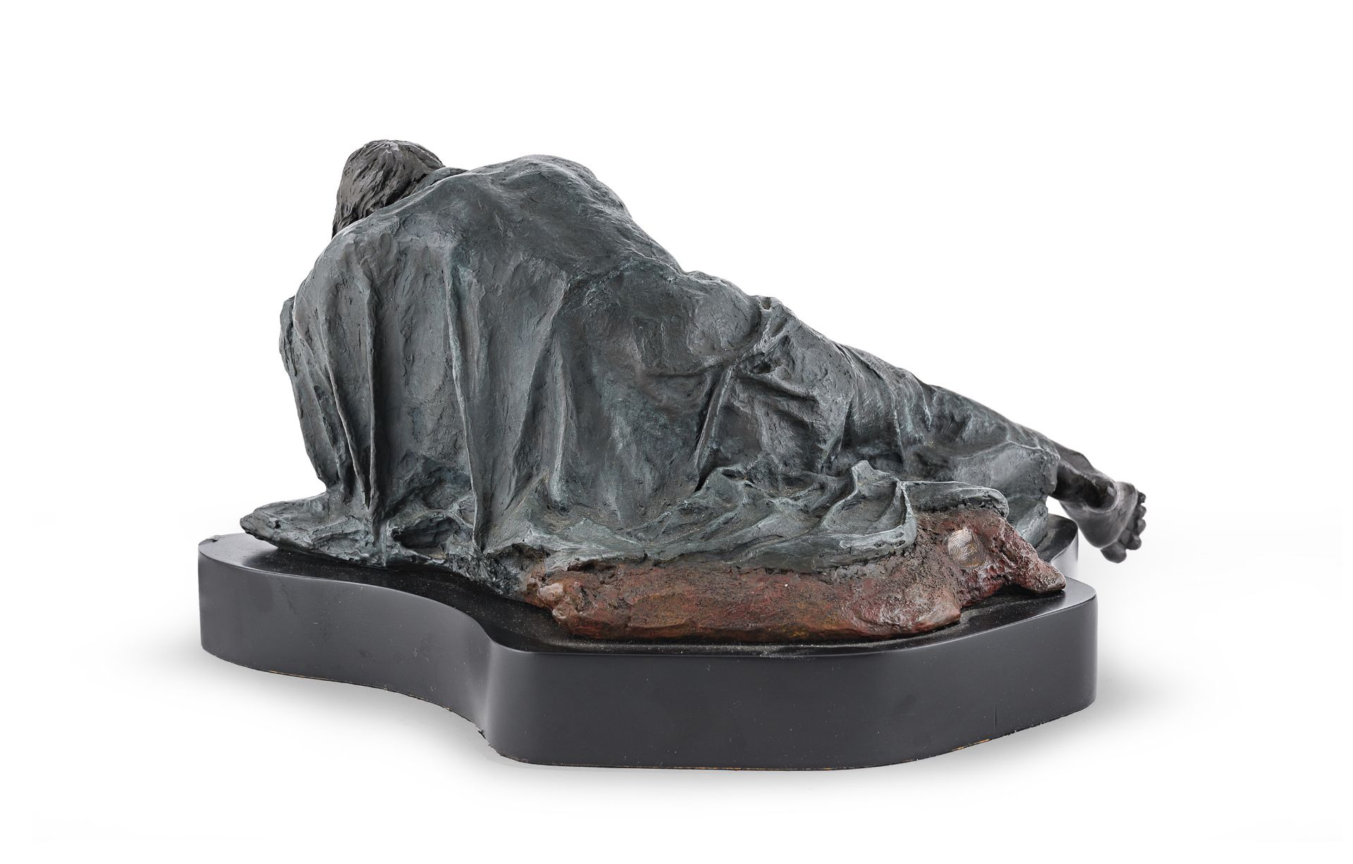 BRONZE-PLATED RESIN SCULPTURE BY LORENZO QUINN 2001 - Image 2 of 3