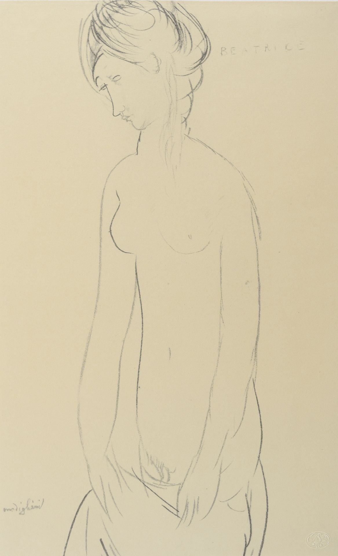 POX OF PHOTOTYPE REPRODUCTIONS OF DRAWINGS BY AMEDEO MODIGLIANI 1959 - Image 4 of 4