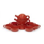 CERAMIC TEA SET LISI BECKMANN FOR GABBIANELLI 1960s