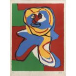 LITHOGRAPH 'L'HOMME SOURIANT' BY KAREL APPEL 1969