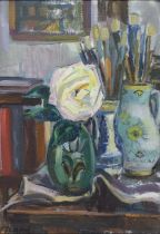 OIL STILL LIFE BY EDITH BASCH