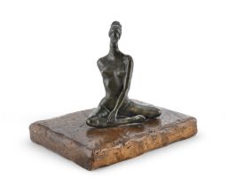 BRONZE SCULPTURE OF A DANCER BY J. BALLIN