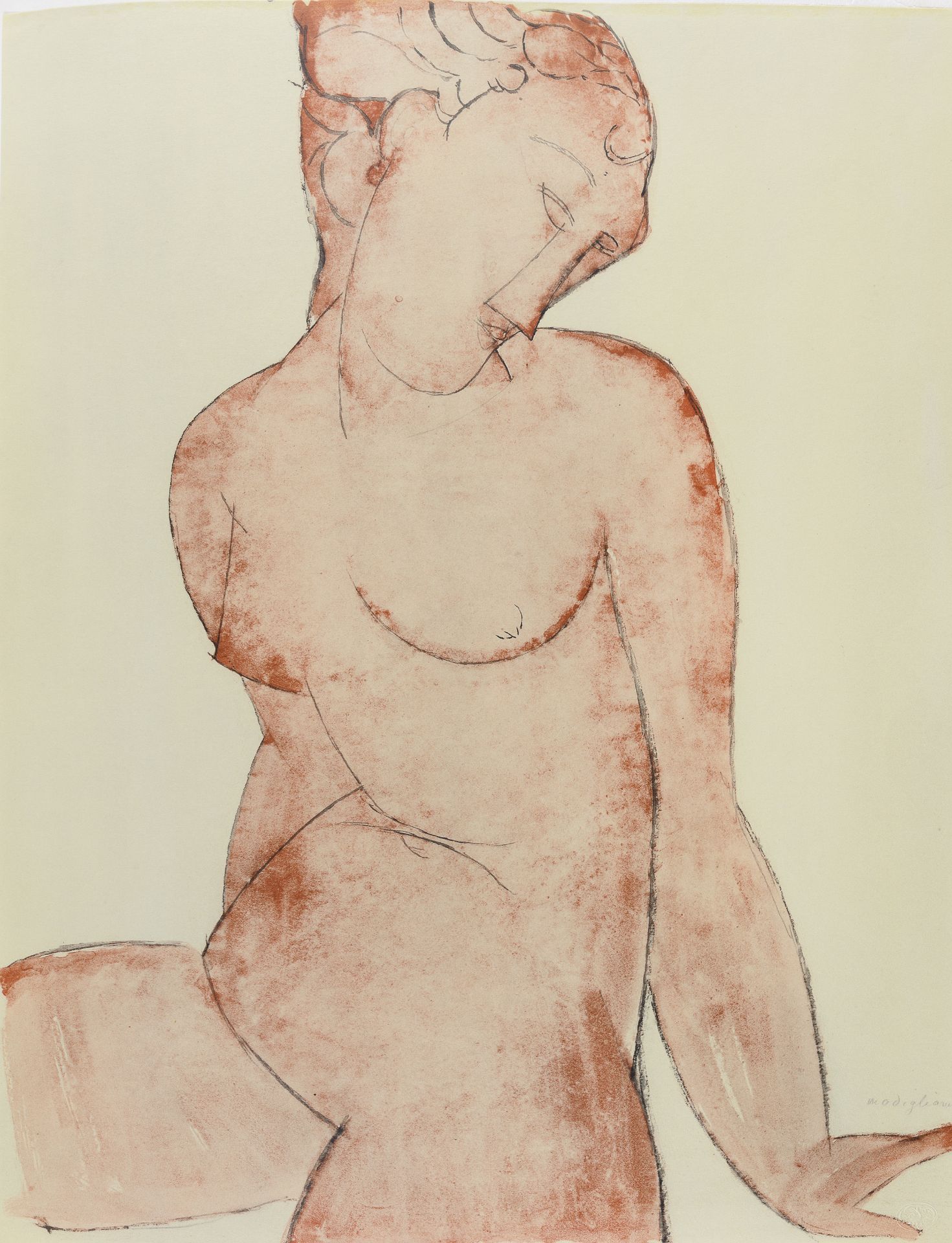 POX OF PHOTOTYPE REPRODUCTIONS OF DRAWINGS BY AMEDEO MODIGLIANI 1959 - Image 3 of 4