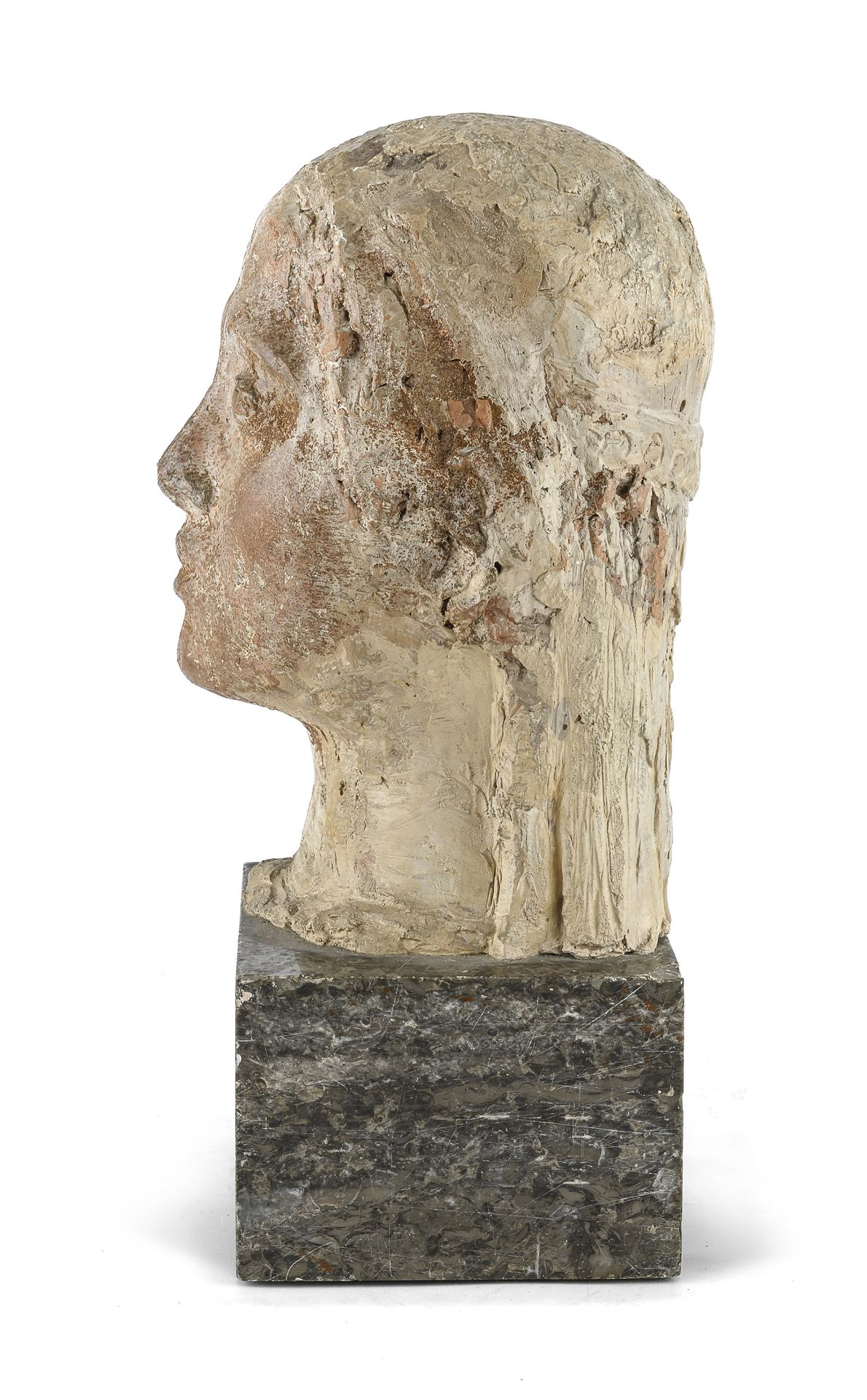 TERRACOTTA SCULPTURE OF A GIRL'S FACE - Image 2 of 3
