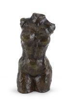 BRONZE SCULPTURE OF A FEMALE BUST BY LEONARD BENATOV