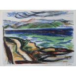 LANDSCAPE LITHOGRAPH BY RENATO GUTTUSO