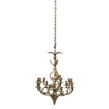 BEAUTIFUL BRONZE CHANDELIER 19TH CENTURY