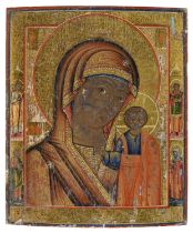 RUSSIAN TEMPERA ICON 19TH CENTURY