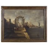 VENETIAN OIL PAINTING 19TH CENTURY