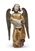 SCULPTURE OF AN ANGEL CENTRAL ITALY 18TH CENTURY