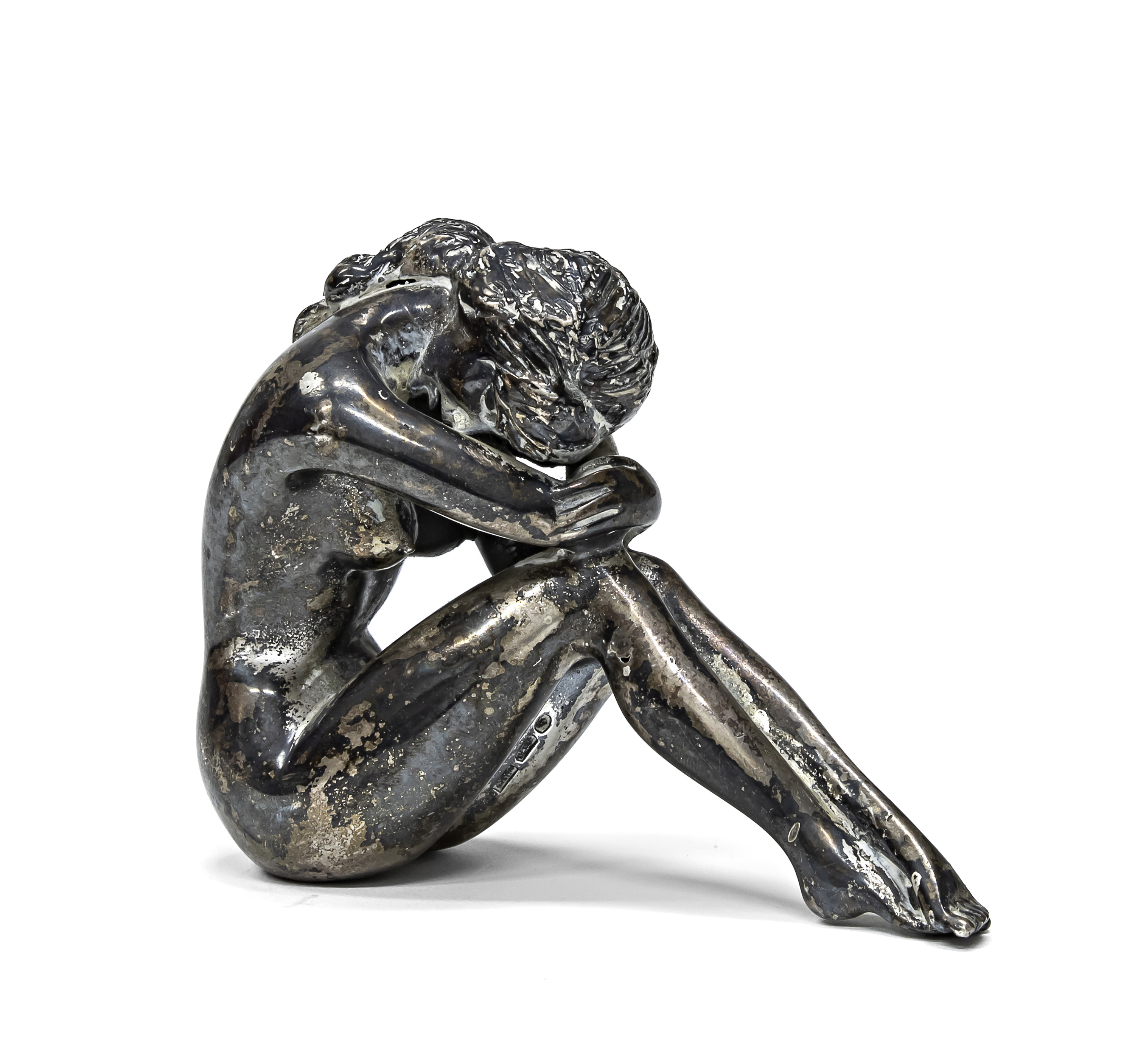 SILVER SCULPTURE ITALY LATE 20TH CENTURY