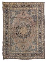 EXTRAORDINARY MAHAL CARPET 19TH CENTURY