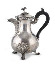 SILVER COFFEE POT FRANCE ca. 1830.