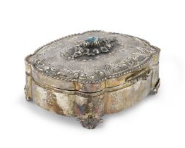 SILVER BOX ITALY ca. 1840.