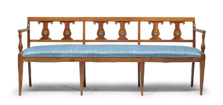 CHERRY SOFA CENTRAL ITALY EARLY 19TH CENTURY