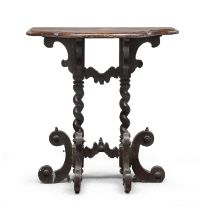 SMALL WALNUT COMPOSITE CONSOLE 18TH CENTURY