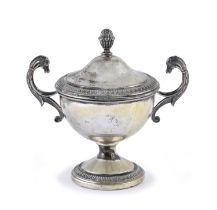 SMALL SILVER SUGAR BOWL ITALY END OF THE 20TH CENTURY