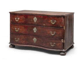 PURPLE EBONY COMMODE GERMANY HULM 1750 ca.