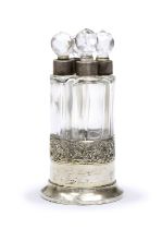 SILVER PERFUME BOTTLE PROBABLY FRANCE END OF THE 19TH CENTURY