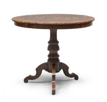 BEAUTIFUL CIRCULAR WALNUT TABLE 19TH CENTURY