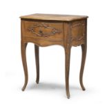 WALNUT BEDSIDE TABLE EARLY 20TH CENTURY PROVENCE STYLE