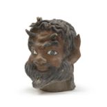 TERRACOTTA HEAD OF A SATIR 20TH CENTURY