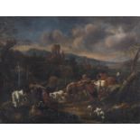 ROMAN OIL PAINTING 18TH CENTURY