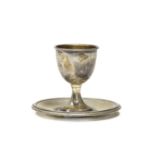 SILVER EGG CUP 20TH CENTURY