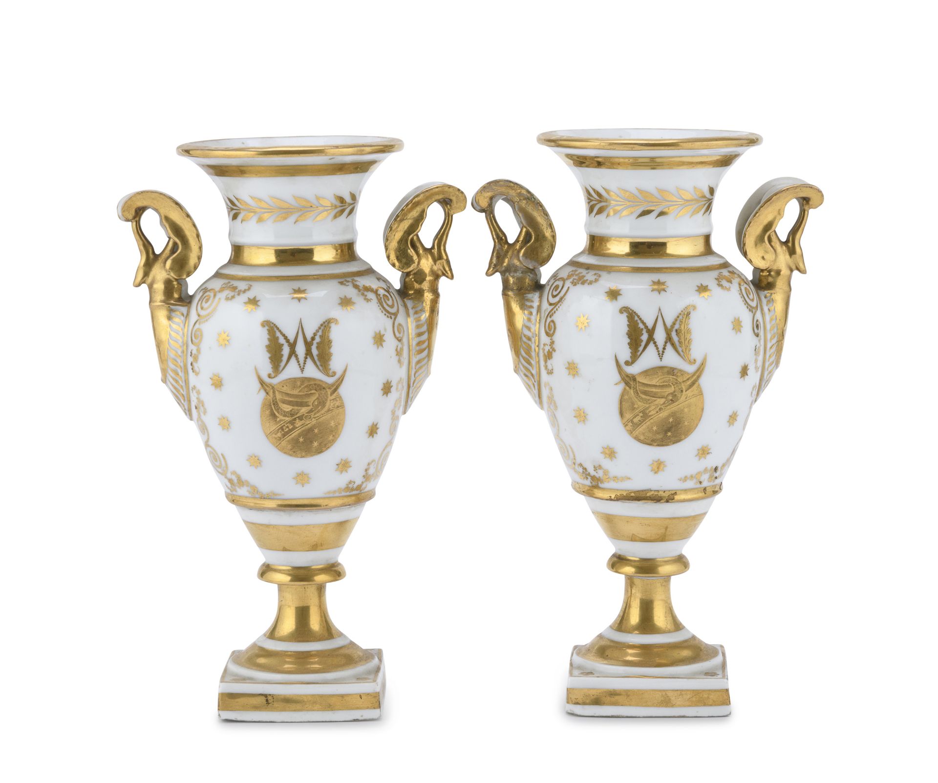PAIR OF PORCELAIN VASES EARLY 19TH CENTURY