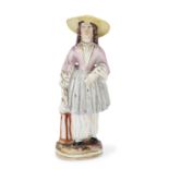 CERAMIC SCULPTURE STAFFORDSHIRE LATE 19TH CENTURY