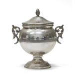 SMALL SILVER SUGAR BOWL ITALY END OF THE 20TH CENTURY