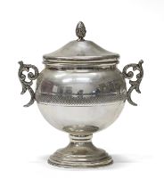 SMALL SILVER SUGAR BOWL ITALY END OF THE 20TH CENTURY