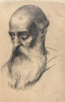 ITALIAN PENCIL DRAWING, END OF THE 19TH CENTURY