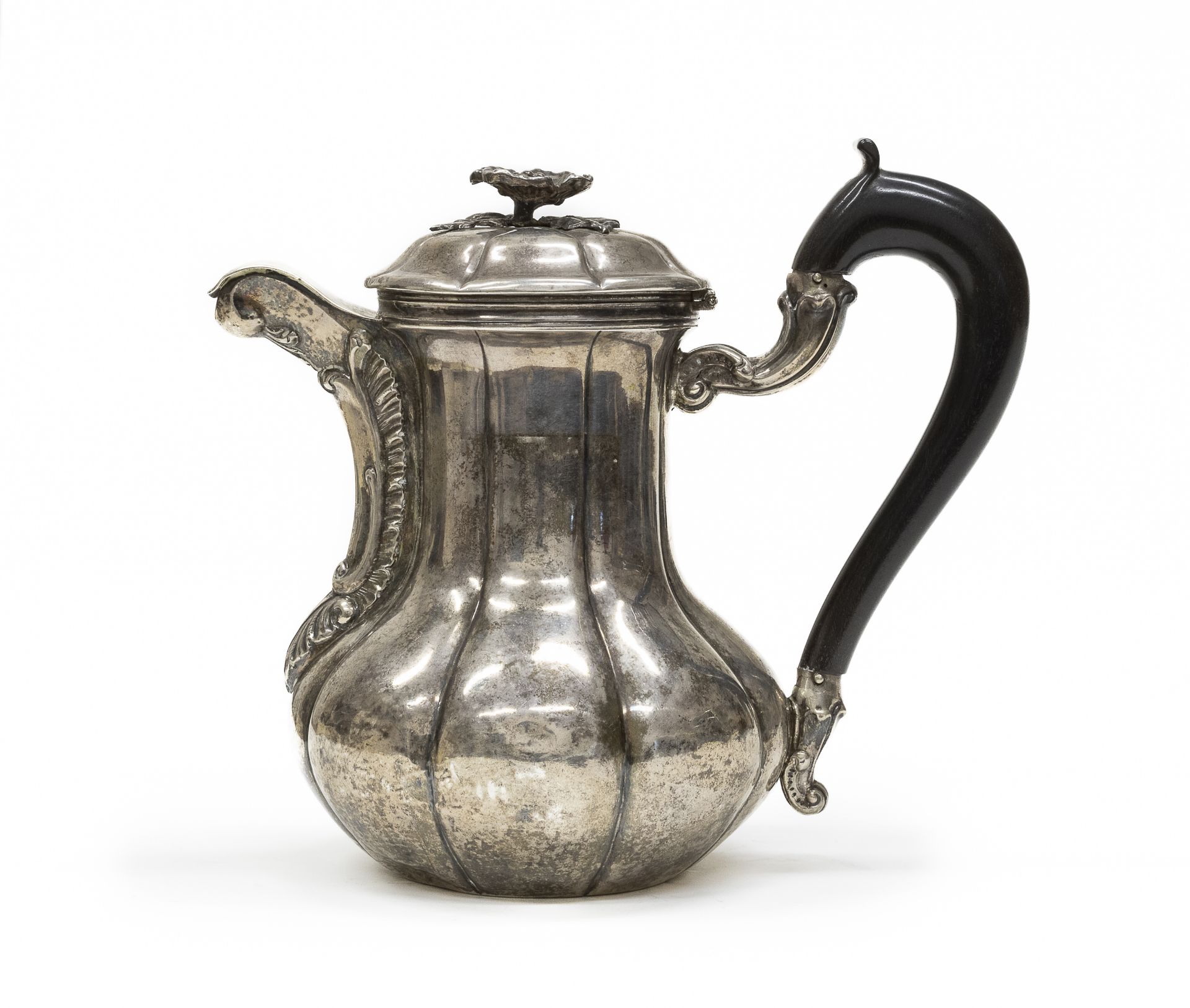 SILVER COFFEE POT NORTHERN EUROPE END OF THE 19TH CENTURY