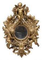 GILTWOOD MIRROR 18TH CENTURY