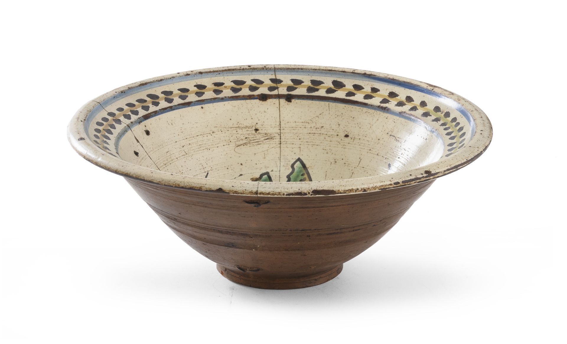 TERRACOTTA BASIN CENTRAL ITALY 19TH CENTURY - Image 2 of 2