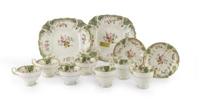 SET OF PORCELAIN CUPS 19th CENTURY