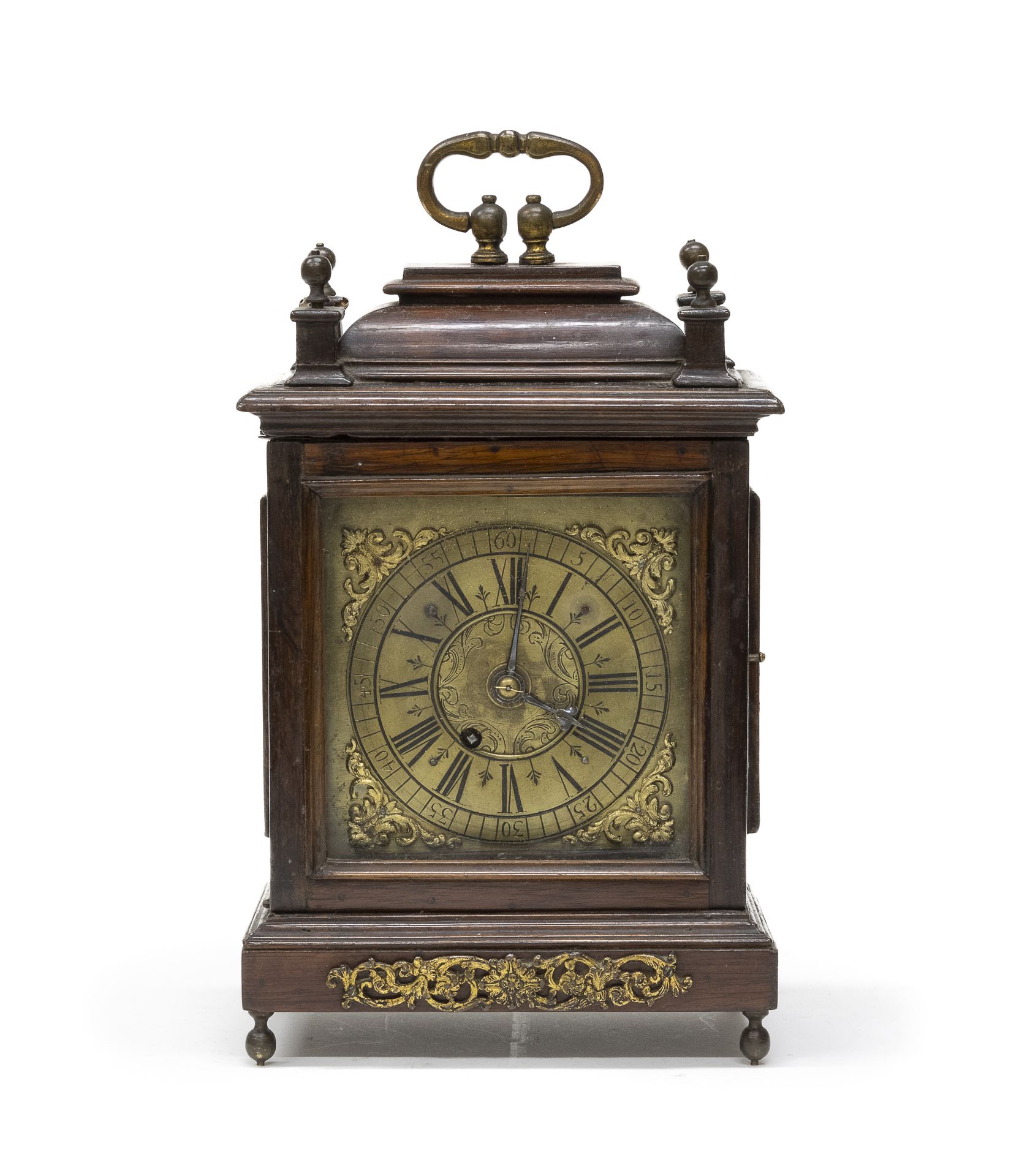 TIME ONLY CLOCK IN ROSEWOOD 18TH CENTURY ITALY