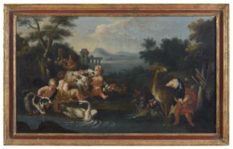 FRENCH OIL PAINTING 18TH CENTURY