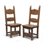 PAIR OF CHAIRS RENAISSANCE STYLE END OF THE 19TH CENTURY