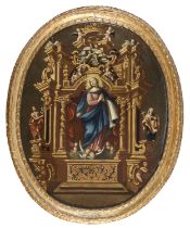 SICILIAN OIL PAINTING 18TH CENTURY