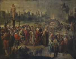 FLEMISH OIL PAINTING 17TH CENTURY