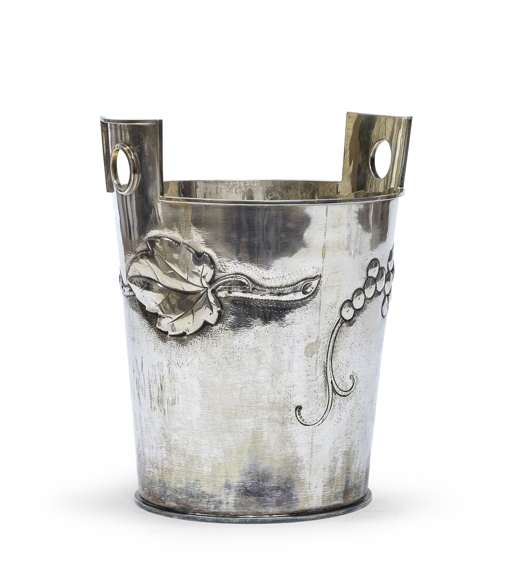 SILVER ICE BUCKET FLORENCE SECOND HALF OF THE 20TH CENTURY