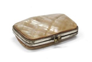 MOTHER OF PEARL PURSE EARLY 20TH CENTURY