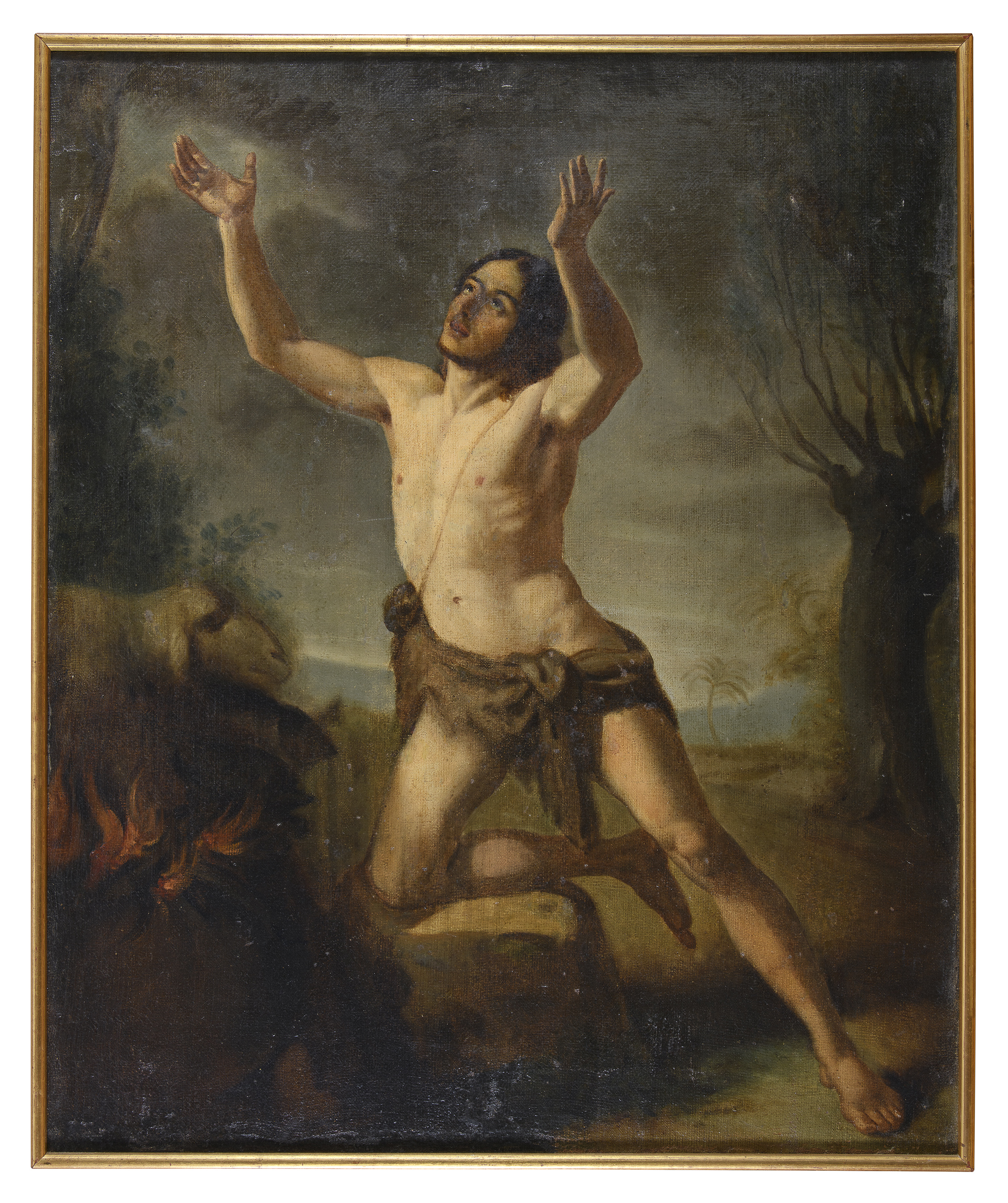 ROMAN OIL PAINTING 18TH CENTURY