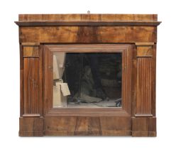 WALNUT FIREPLACE FIRST HALF OF THE 19TH CENTURY