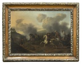 OIL PAINTING BY GEORG PHILIP II RUGENDAS circle of