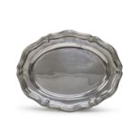 RARE SILVER TRAY LONDON ROBERT GARRAD 1854