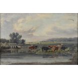 ENGLISH OIL PAINTING END OF THE 19TH CENTURY