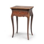 SMALL BEDSIDE TABLE IN BOIS DE ROSE 18TH CENTURY SICILIAN STYLE